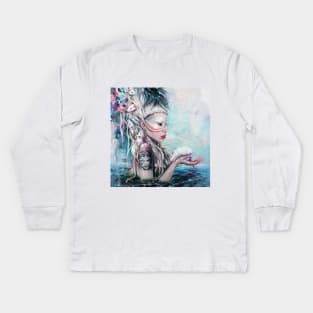 Yolandi the Rat Mistress Kids Long Sleeve T-Shirt